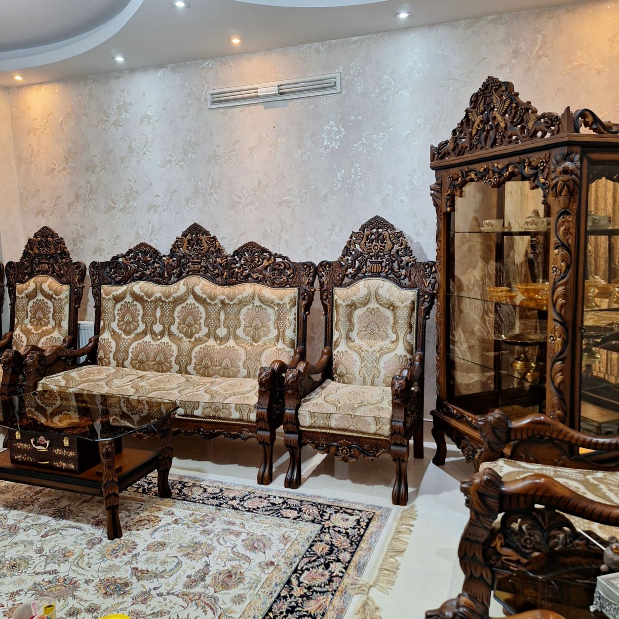 مبلمان منبت کاری دست ساز سفارشی